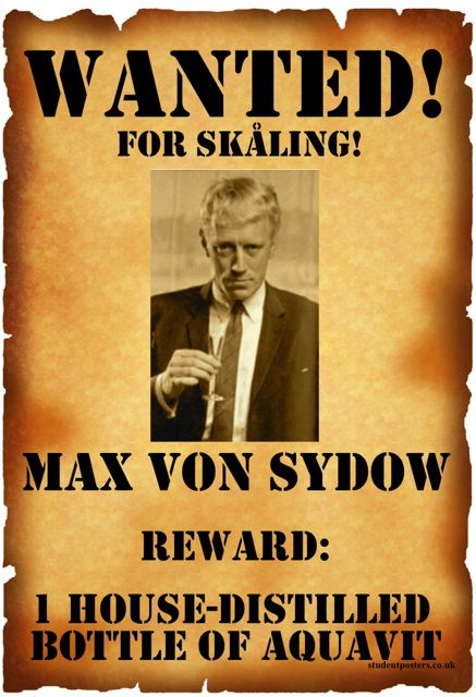 WANTED: Max von Sydown