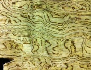 Some wood-grained sheeted Ma Kombu