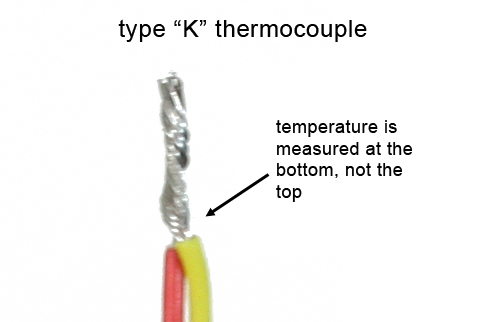 Making thermocouples is as simple as twisting two wires together