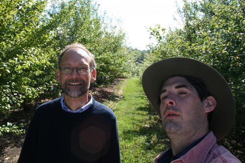 McGee and I after a lot of apples.